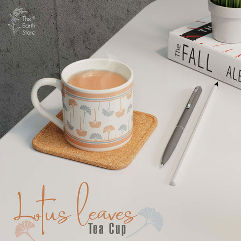 Lotus Leaves Tea Cup Set Of 6 - The Earth Store - Cup Sets